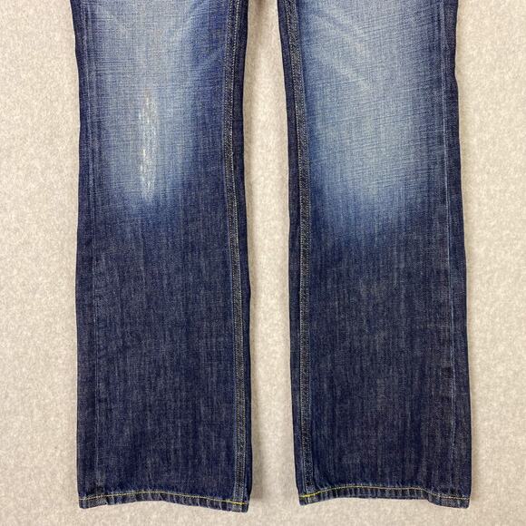Diesel Womens 29x32 Cherock Slim Boot Cut Low Rise Jeans Distressed Y2K - Picture 3 of 13